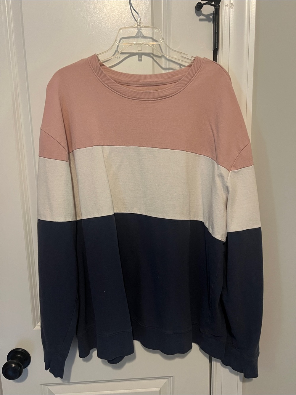 Original Use Pink Navy White Crewneck Sweatshirt XXL Target Gender Reveal
